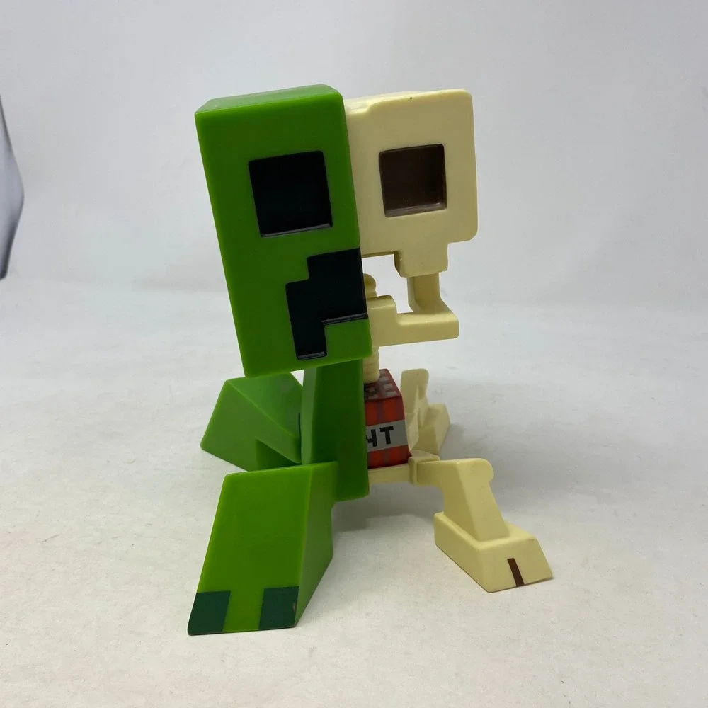 Minecraft Creeper Anatomy Action Figure Mattel Mojang‎ 2017 TNT Inside Green